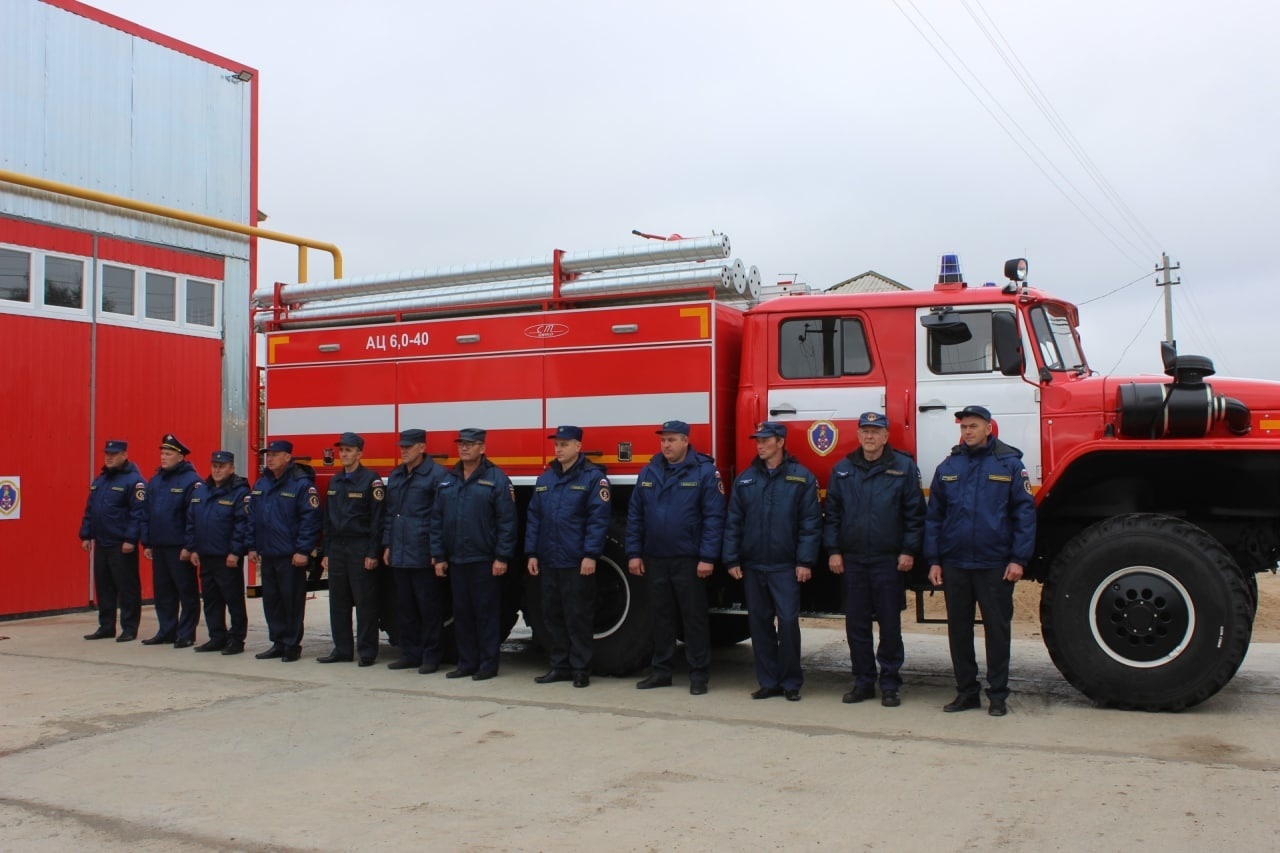 В Старополтавском районе Волгоградской области начало работу новое пожарное  депо - Все новости - Главное управление МЧС России по Волгоградской области