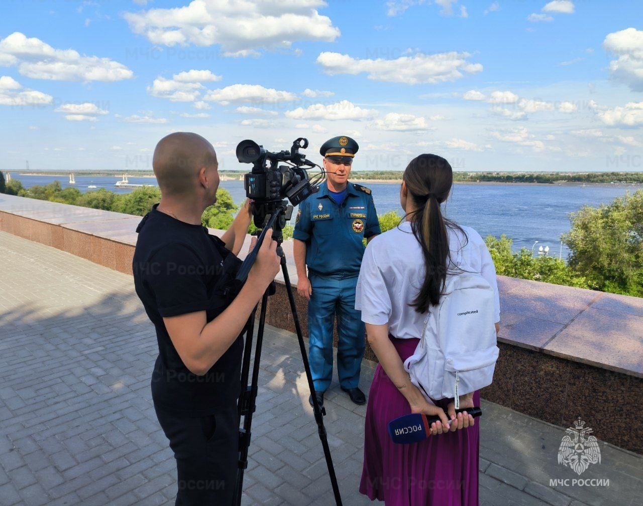 Об опасности купания и ныряния в необорудованных местах на телеканале  Волгоград 24 - Новости - Главное управление МЧС России по Волгоградской  области